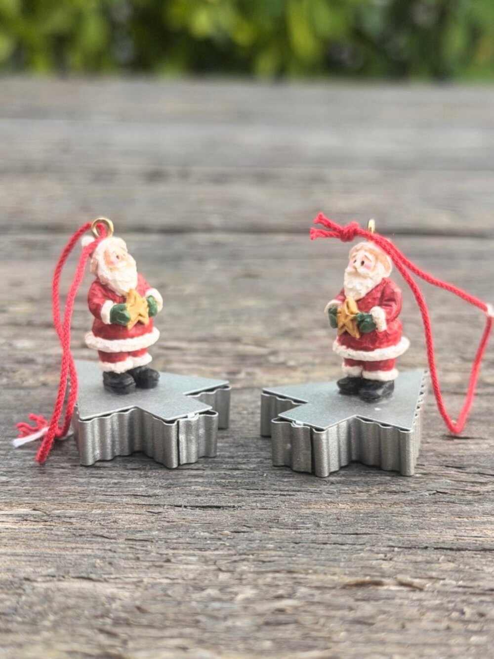 Vintage Gooseberry Patch Mini Ornament Santa Cookie Tree Midwest of Cannon Falls